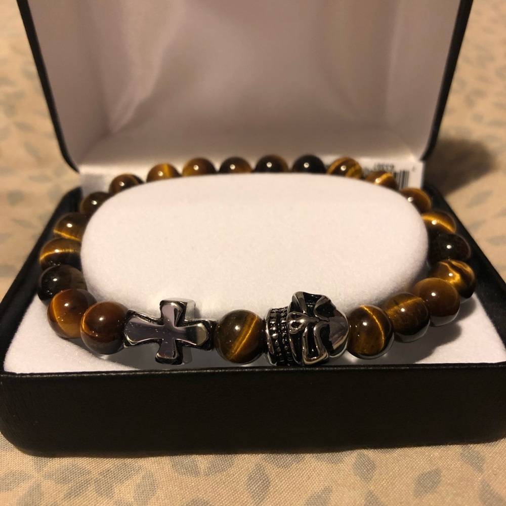 Men’s Tigers eye bracelet